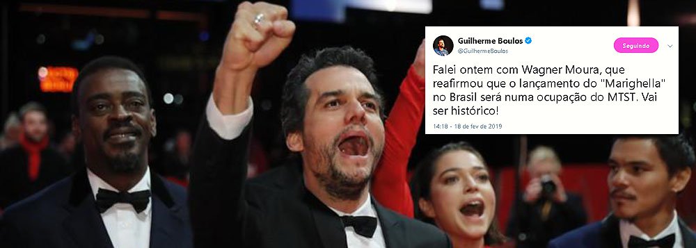 Lançamento do filme de Marighella no Brasil será em assentamento do MTST