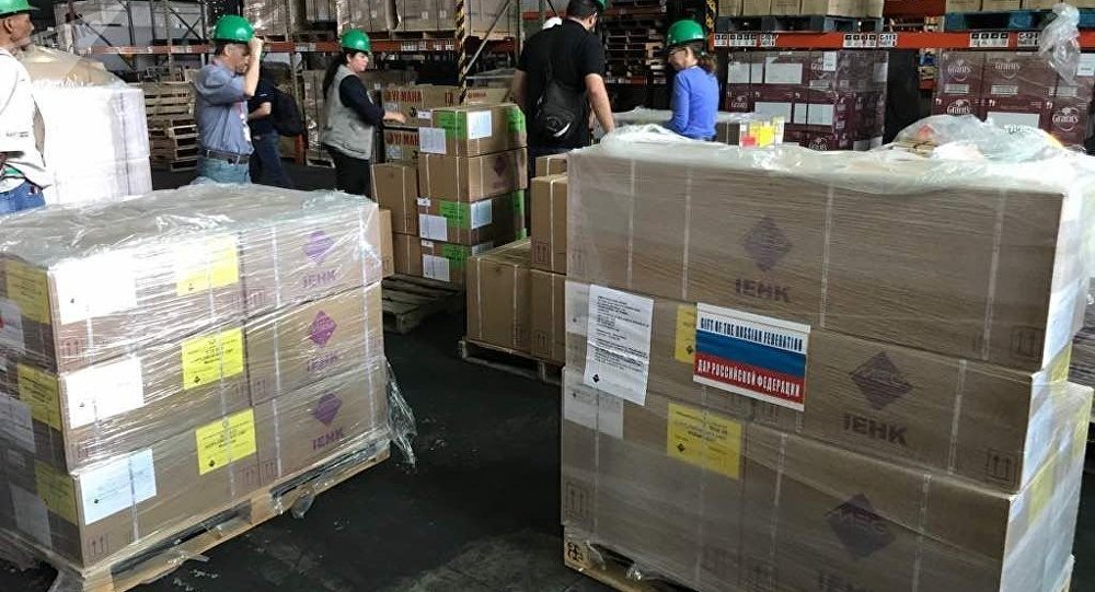 Venezuela recebe toneladas de medicamentos enviados por países amigos