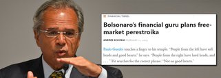 Guedes: antes de Bolsonaro, o Brasil era democracia de uma perna só