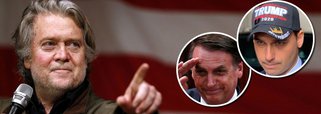 Bannon orienta Bolsonaro a agir contra Venezuela em aliança com EUA