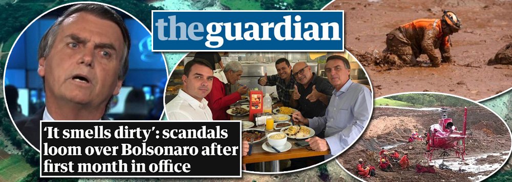 Maior jornal inglês diz que governo Bolsonaro já cheira mal