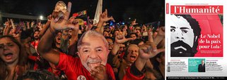 Jornal francês abraça a causa de Lula Nobel da Paz