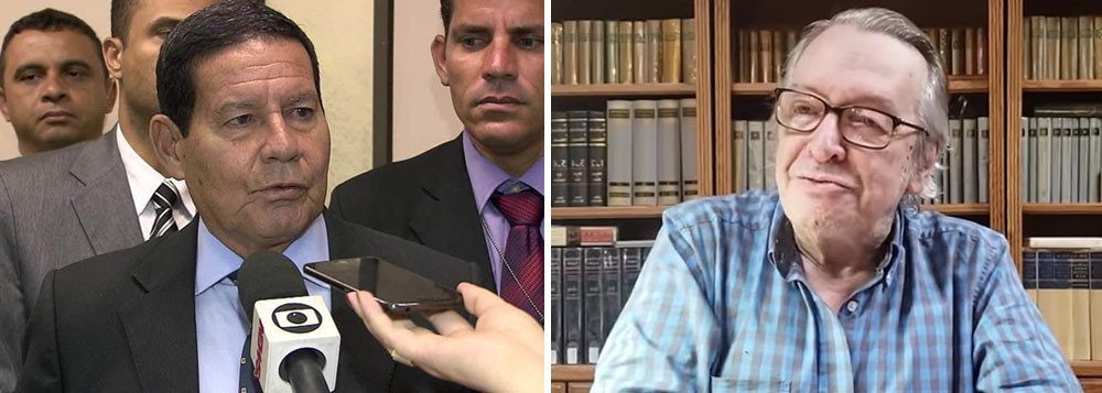 Guru de Bolsonaro, Olavo detona Mourão