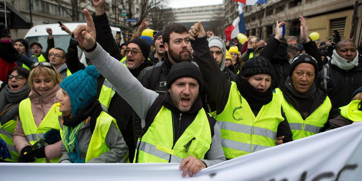 Pelo 11⁰ sábado consecutivo, franceses protestam contra Macron