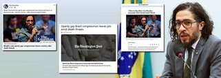 Imprensa mundial repercute exílio de Jean Wyllys