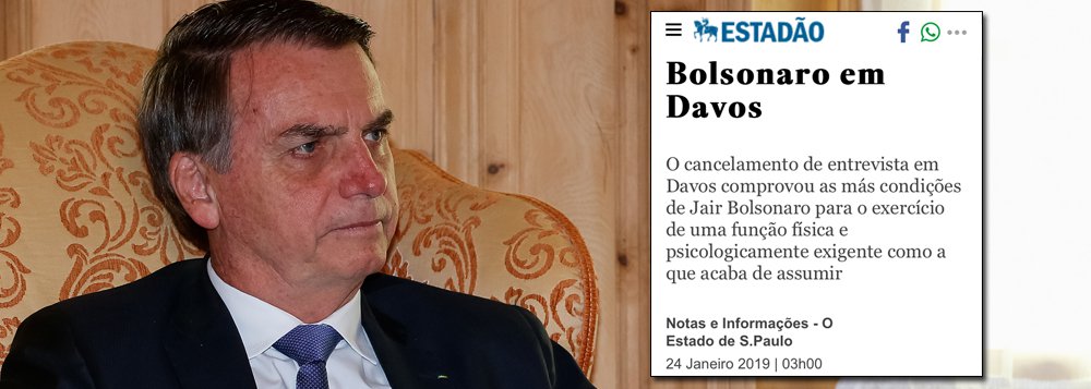 DCM: editorial do Estadão revela que parte da elite já se arrependeu da aventura Bolsonaro