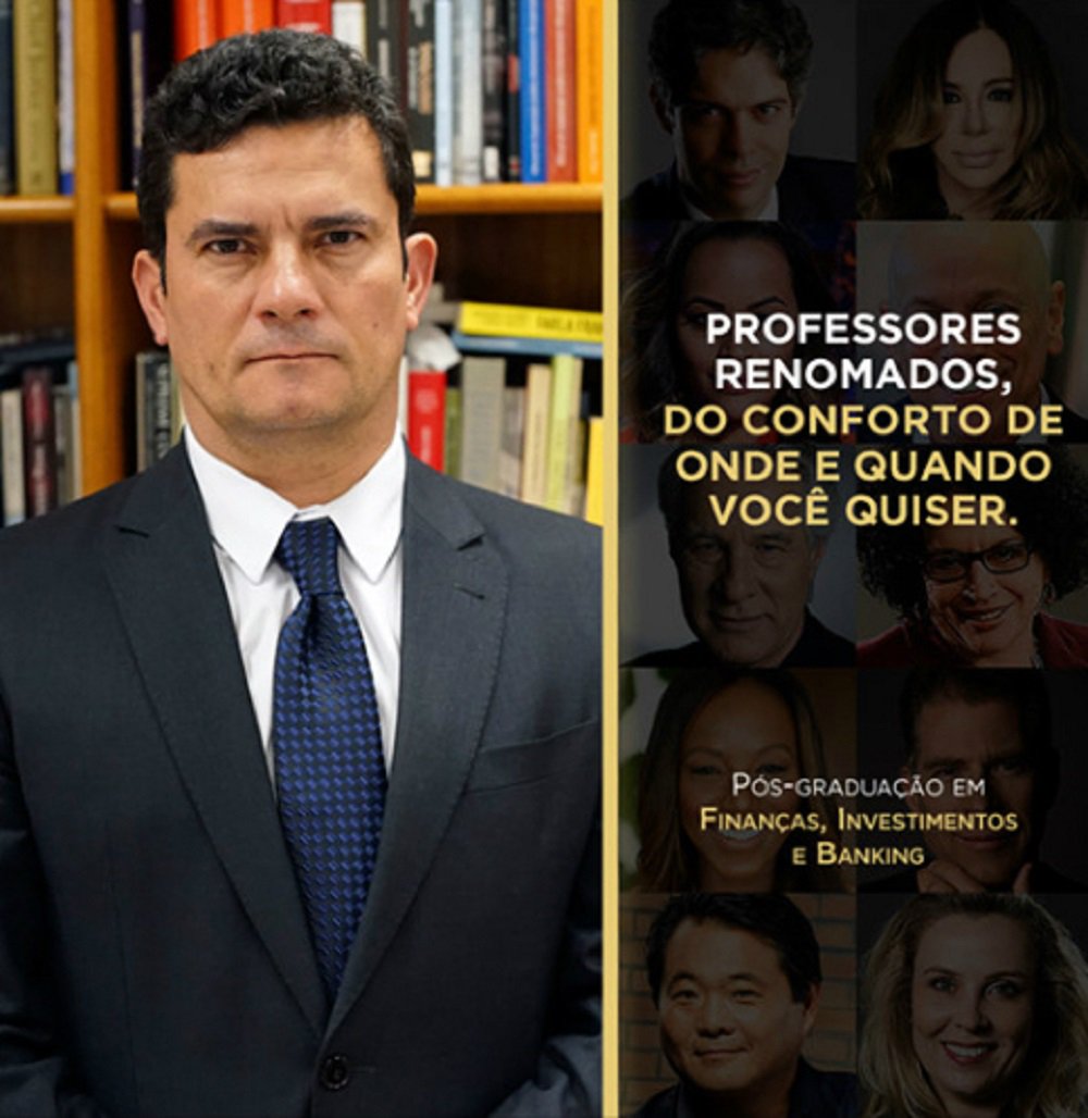 Moro aparece como professor em curso da PUC-RS e é detonado em comentários