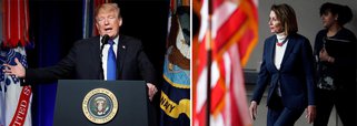 Trump adia viagem de presidenta da Câmara ao exterior devido à paralisação do governo