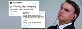 Imprensa mundial fala em “grande fracasso” de Bolsonaro em Davos