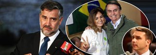 Hashtag Flavio Bolsonaro Na Cadeia nos trending topics do Twitter. Paulo Pimenta cobra Moro