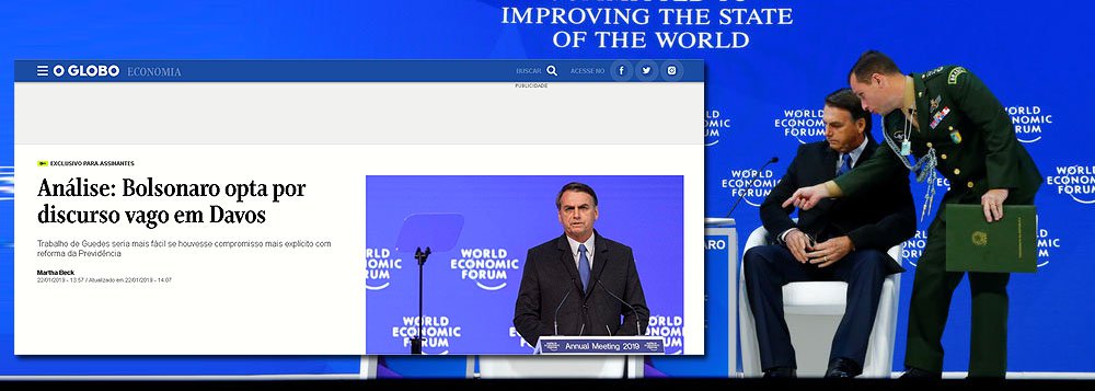 Mídia ataca Bolsonaro por não mencionar previdência