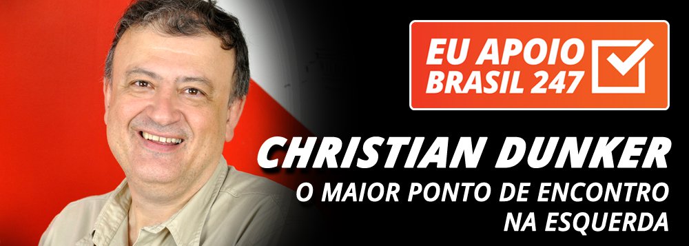 Christian Dunker apoia o 247: o maior ponto de encontro na esquerda