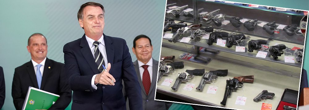 Mais Armas é ameaça à democracia