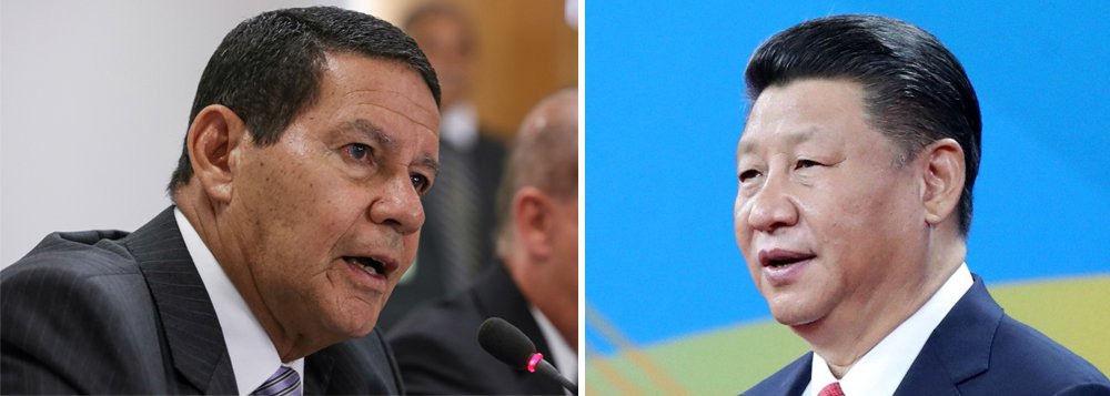 Mourão vai se encontrar com Xi Jinping na China ainda este mês