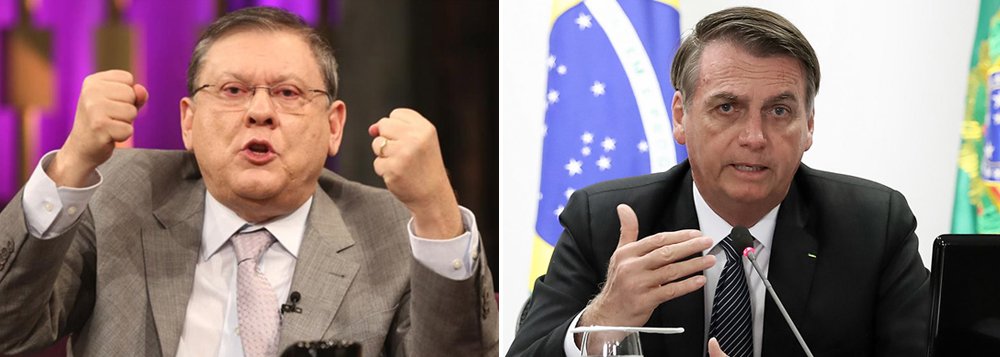 Bolsonarista Milton Neves quer R$ 500 mil para fazer jabá da reforma