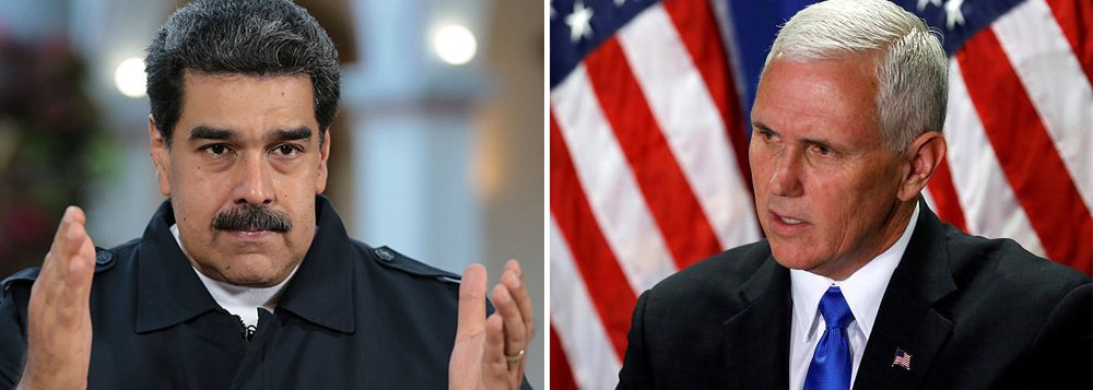 Maduro sobre vice-presidente dos EUA: “a única coisa que falta é colocar o chapéu da Ku Klux Klan”