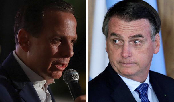 João Doria e Jair Bolsonaro