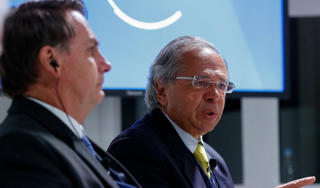 Paulo Guedes e Jair Bolsonaro