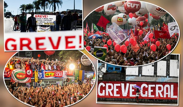 Unidos e convencidos, sindicatos preparam greve geral