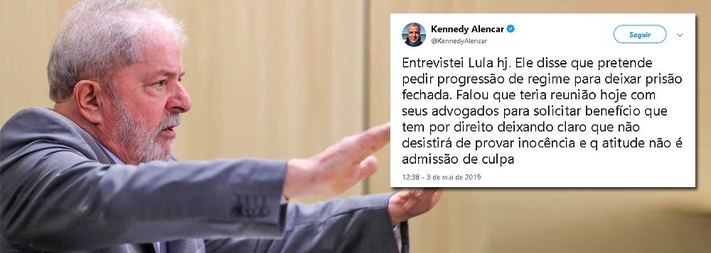Lula pretende pedir progressão de regime para deixar prisão fechada