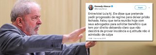 Lula pretende pedir progressão de regime para deixar prisão fechada