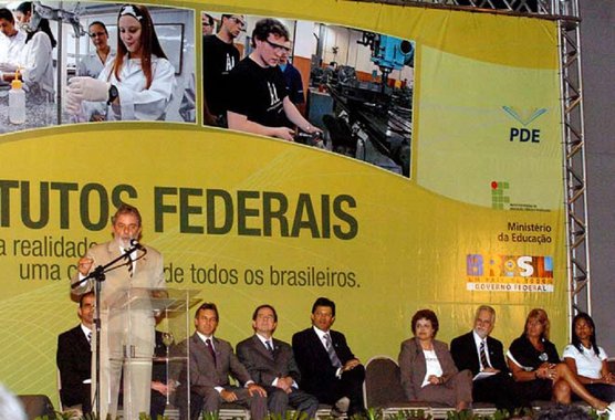 Em 2008, Lula havia criado 38 institutos federais de educação