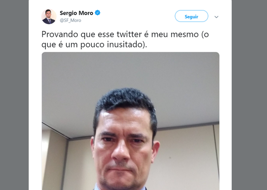 Quase 1/5 dos seguidores de Moro no Twitter seriam robôs