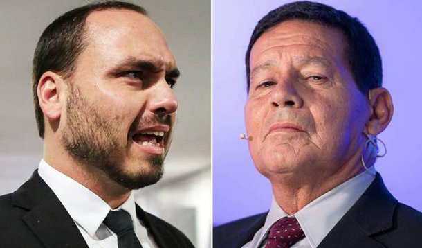 Carluxo deita, rola e faz de Mourão a Geni do governo