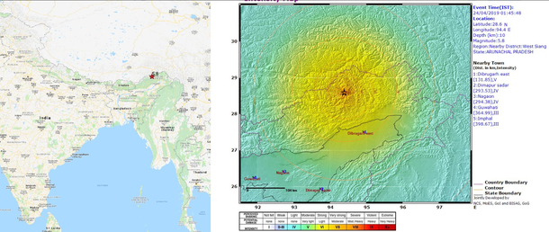 Índia é atingida por terremoto de magnitude 6,1