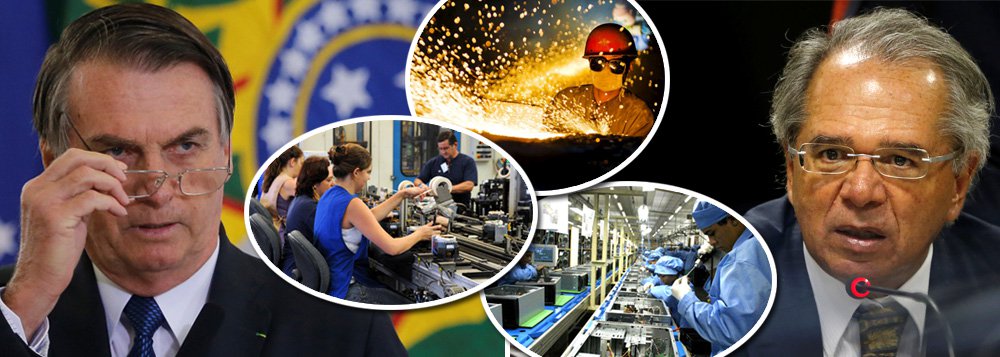 Economia em queda: indústria registra potencial abaixo da média histórica