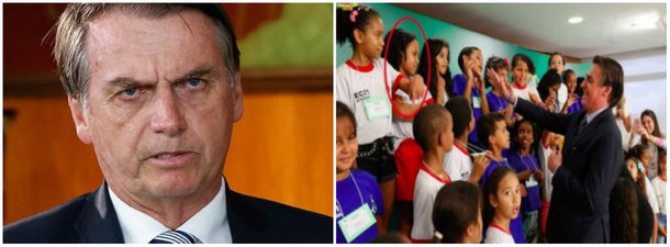 Estadão apaga matéria sobre menina que se recusou a cumprimentar Bolsonaro
