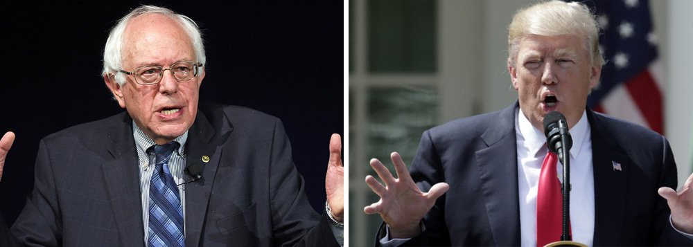 Trump chama Sanders de louco e acha que ele é possível adversário em 2020