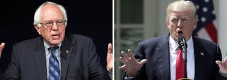 Trump chama Sanders de louco e acha que ele é possível adversário em 2020