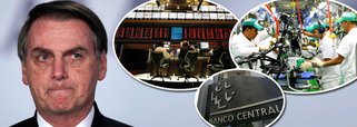 Economia afunda com Bolsonaro: PIB deve ser negativo no 1º tri