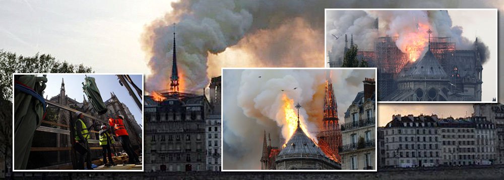 'Não restará nada', diz porta-voz da catedral de Notre-Dame sobre incêndio