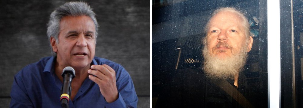 Presidente do Equador acusa Assange de tentar criar 'centro de espionagem' na embaixada