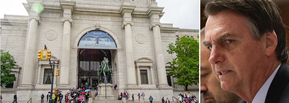 Museu de Nova York avalia cancelar evento em homenagem a Bolsonaro