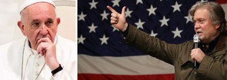 Guru dos Bolsonaro, Steve Bannon declara que o Papa Francisco é o inimigo