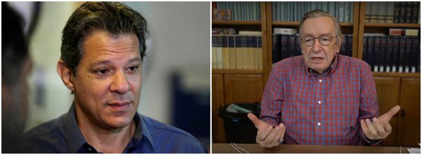 Haddad retrata o Brasil do absurdo de Olavo de Carvalho