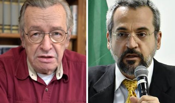 Abraham Weintraub e Olavo de Carvalho