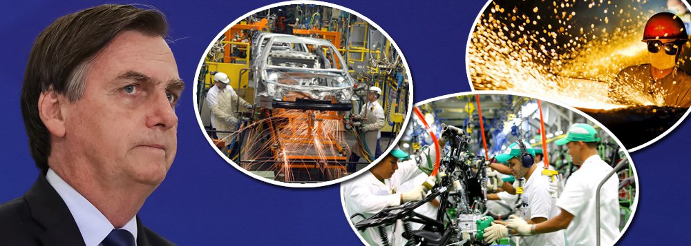 Participação da indústria na economia brasileira é a menor da história