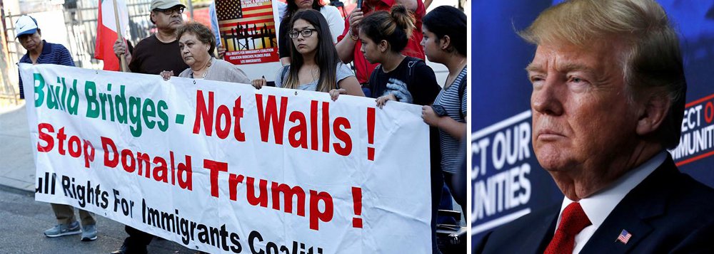 Trump volta a atacar imigrantes: 'EUA estão cheios'