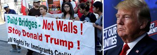 Trump volta a atacar imigrantes: 'EUA estão cheios'