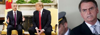 Trump dá volta em Bolsonaro e não põe ingresso do Brasil em reunião da Otan