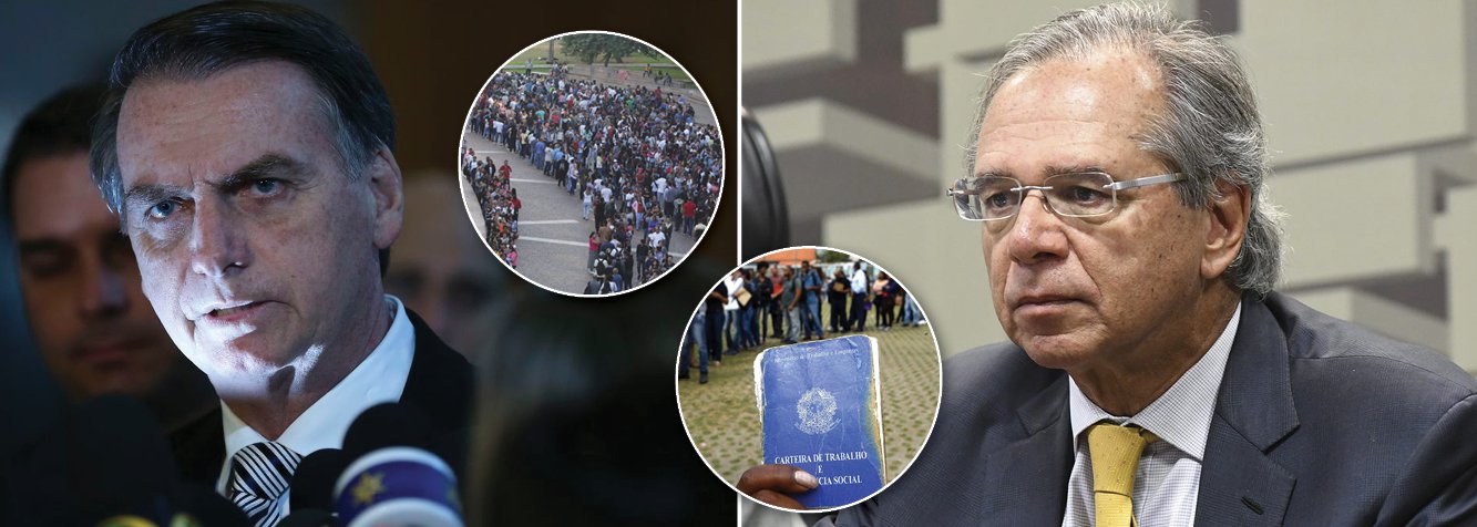 Três meses jogados fora: mais desemprego e mais desalento rumo ao caos