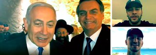 Em vídeo, Neymar Jr. e Gabriel Medina aceitam convite de 'Bibi' para visitar Israel