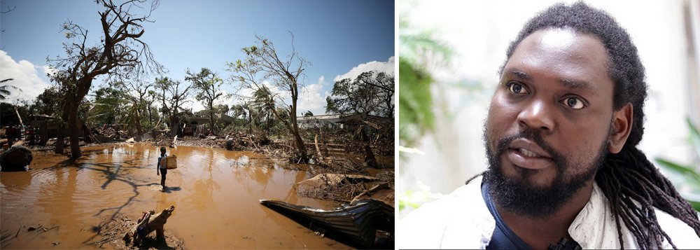 Jornalista moçambicano relata situação do país, devastado pelo ciclone Idai