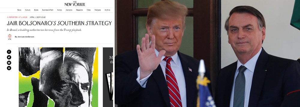 Bolsonaro é um autoritário que toma emprestado o manual de Trump, diz jornal americano