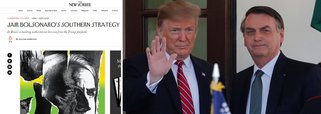 Bolsonaro é um autoritário que toma emprestado o manual de Trump, diz jornal americano