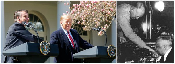 De dom João VI a Trump, o nosso eterno beija-mão